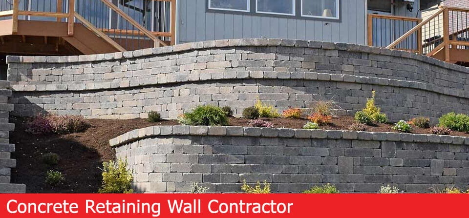 retaining wall concrete contractor